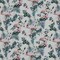 1 Yard Cotton Voile White Flamingos and Leaves Balance of Unity Print Fabric